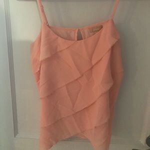 Peach spaghetti strap top
